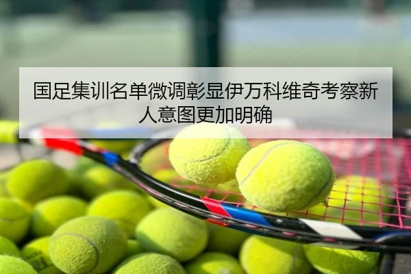 国足集训名单微调彰显伊万科维奇考察新人意图更加明确